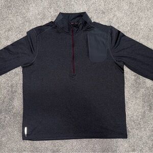 Eddie Bauer Motion Grey Quarter-Zip Pullover XL Active Wear